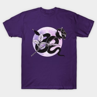 Cosmic Snake and Rose T-Shirt